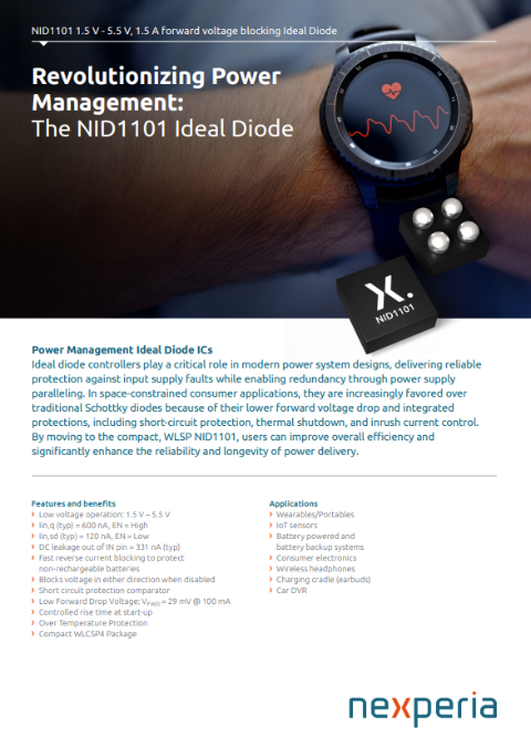 NID5100 – ideal diodes leaflet