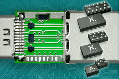 Nexperia 针对超高速 USB推出了支持业界最高传输速度 集成 ESD 保护的共模滤波器