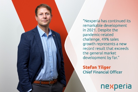 Nexperia公布2021年营收数据