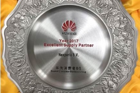 Nexperia荣获华为“优秀供应商合作伙伴奖”