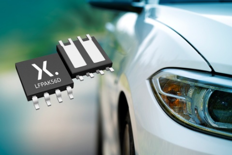 Nexperia推出行业领先的80 V汽车LFPAK56D双功率MOSFET，能够大幅节省空间