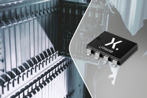 Nexperia推出首款采用SMD铜夹片LFPAK88封装的热插拔专用MOSFET(ASFET)，管脚尺寸缩小60%