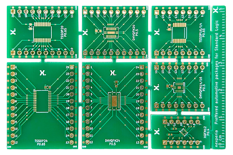 NEVB-LOGIC01 footprint adapter board